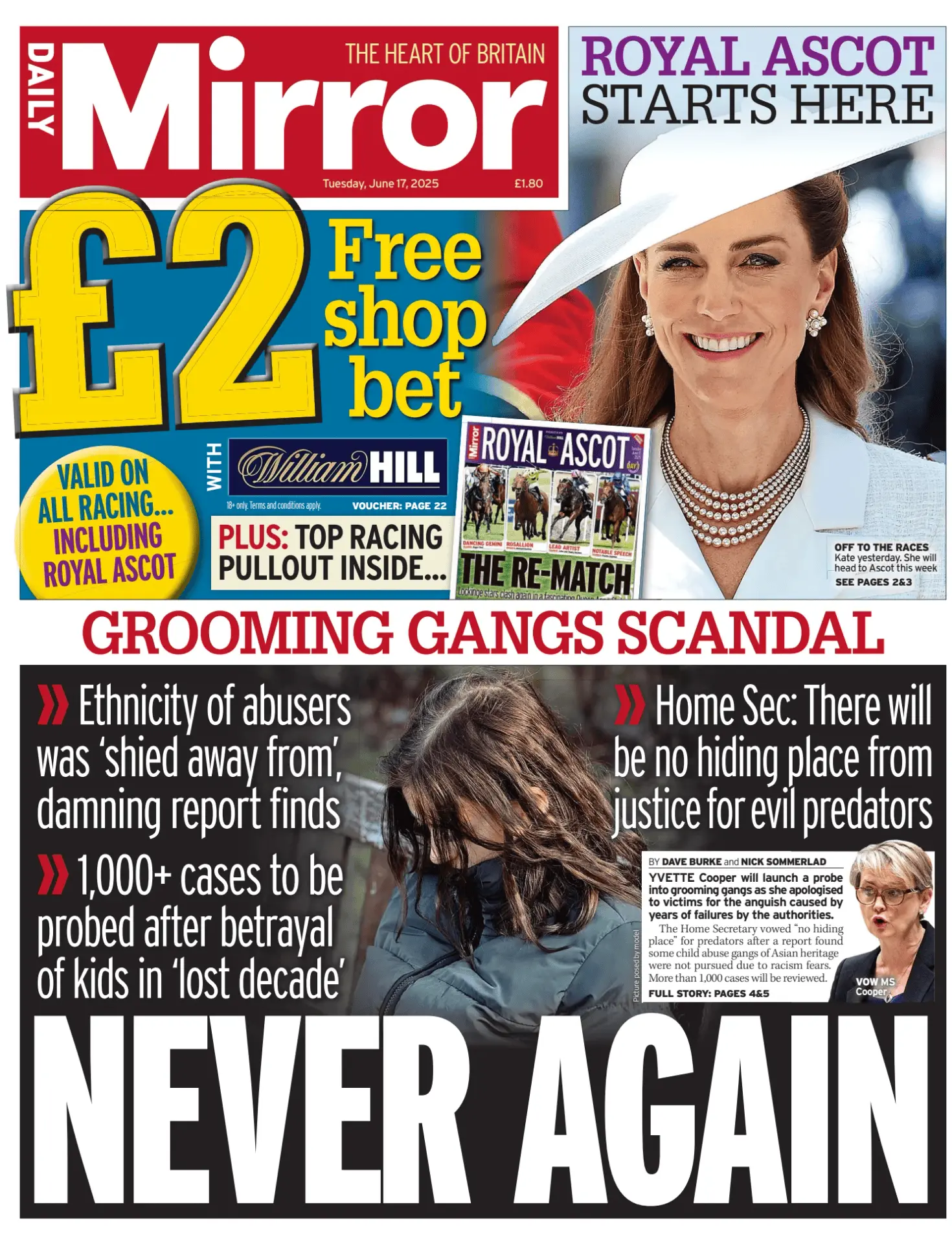 Prima-pagina-Daily Mirror-edizione-di-oggi-17-06-2025
